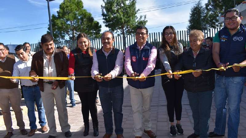 Inauguran Obras nuevas en Zacatelco
