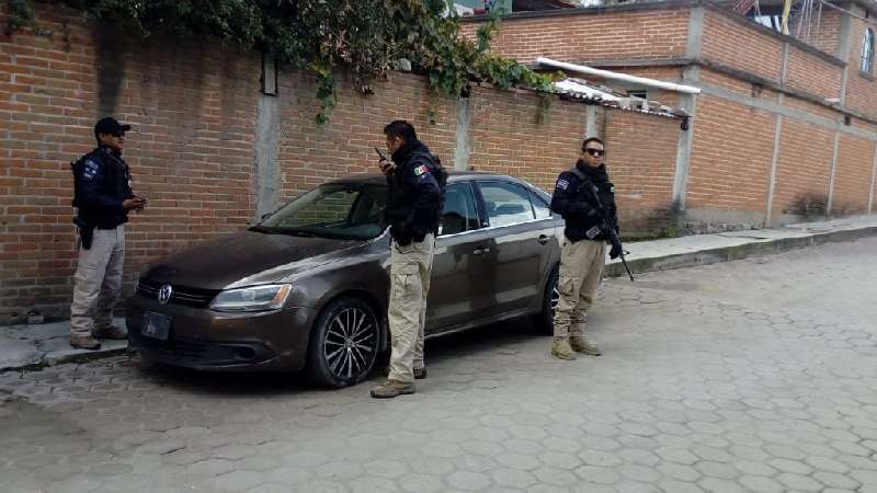 Recupera policía capitalina vehículo con reporte de robo