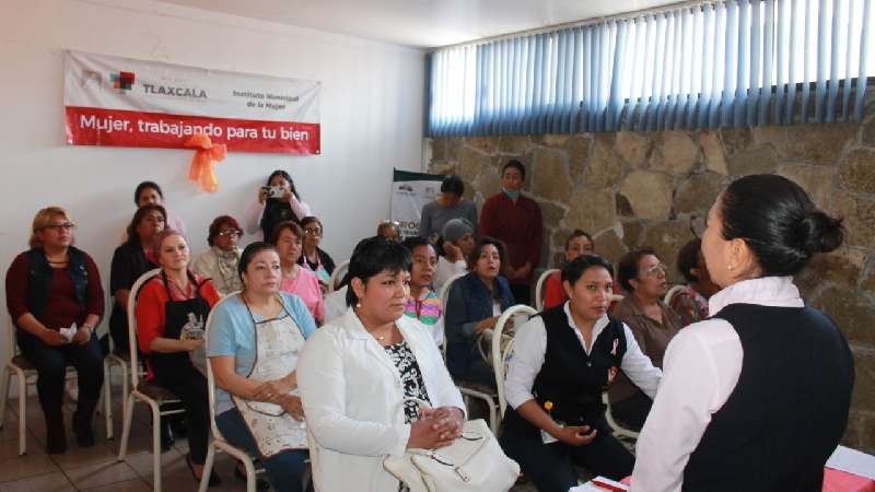 Sensibiliza IMM de Tlaxcala a mujeres en prevención de cáncer
