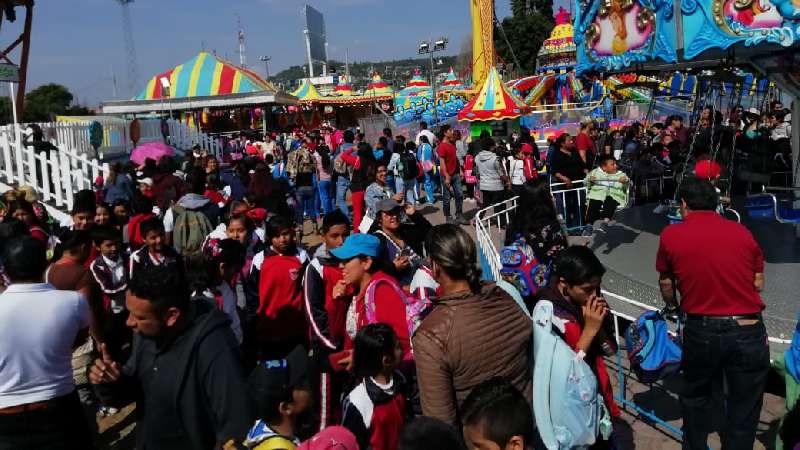 Disfrutan niñas y niños de Tlaxcala Feria 2019