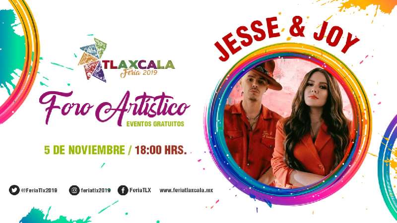 Tlaxcala Feria 2019 presenta a Jesse y Joy en concierto