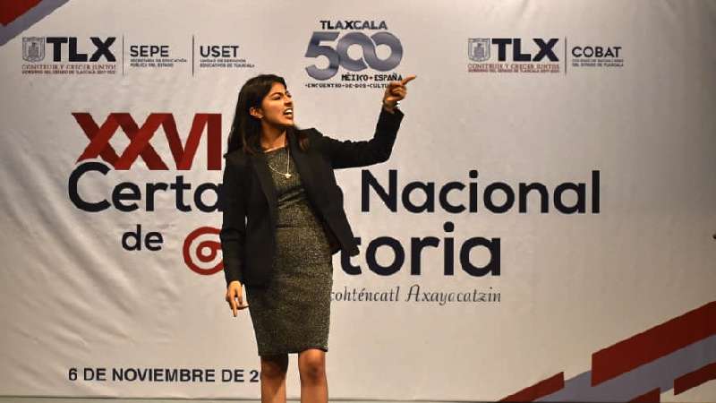 Gana Tlaxcala por segundo año consecutivo certamen de oratoria 