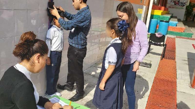 Actualizan Registro Nacional de Peso y Talla en Colegio Guillermo