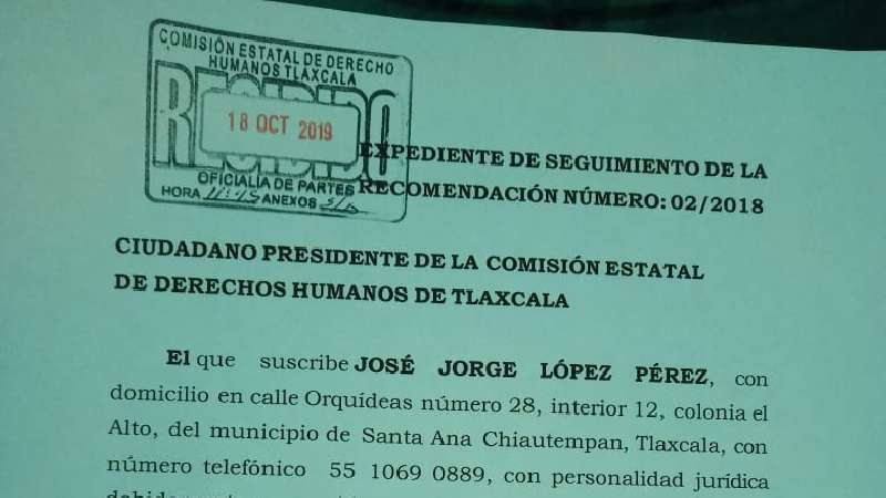 Piden a CEDH que Congreso atienda caso de ex acreditable