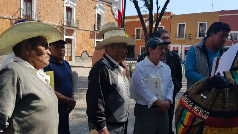 Verduras cambian de color y forraje huele a gas en Teacalco