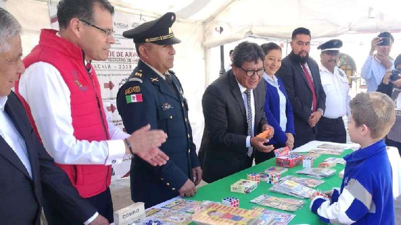 Mantiene Cesesp campaña canje de armas de fuego 2019