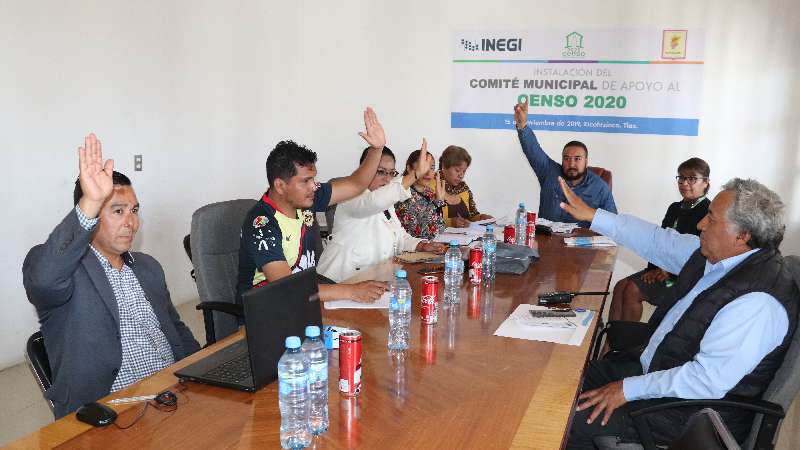 Se instala Comité Municipal de Apoyo al Censo 2020 en Xicohtzinco