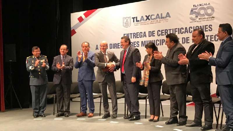 Certifican a municipios en protocolos de Protección Civil