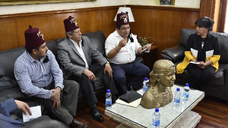 Se reúne alcaldesa con integrantes de Tlaxcala Shriners Club