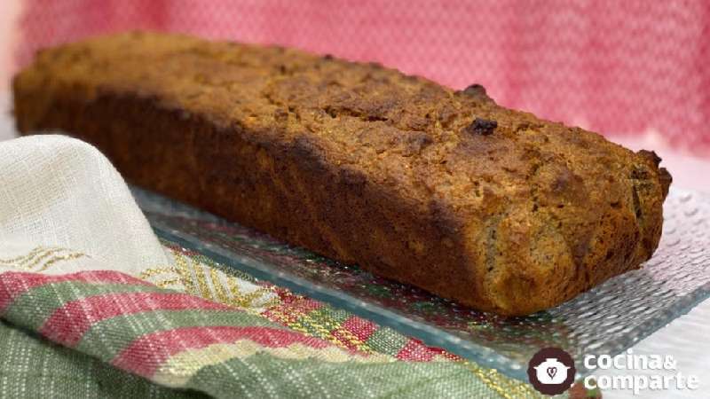 Panqué de manzana saludable