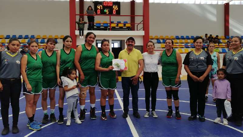 Se realiza el Primer Torneo Municipal de Básquetbol en Zacatelco 