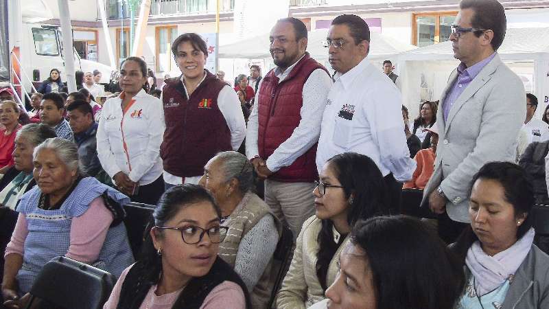 Inaugura Sandra Chávez ruta por tu salud en Tetlanohcan