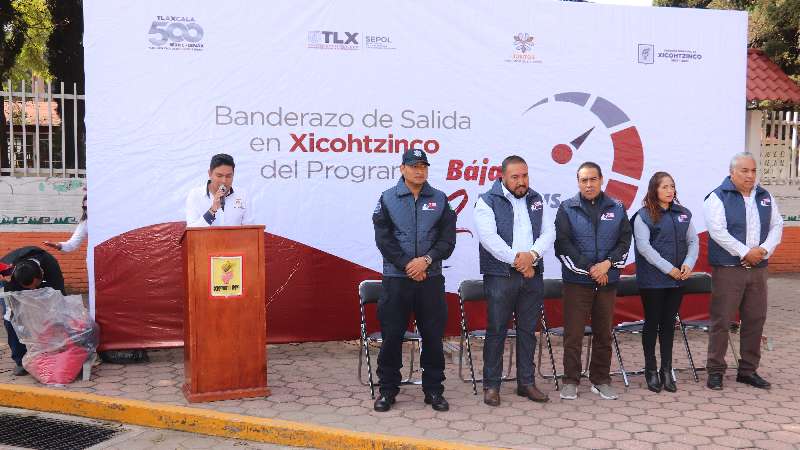 Se suma Xicohtzinco a la campaña Bájale 2 rayitas