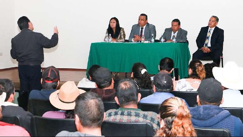 Atiende PGJE a vecinos de Tlaxco para fortalecer seguridad