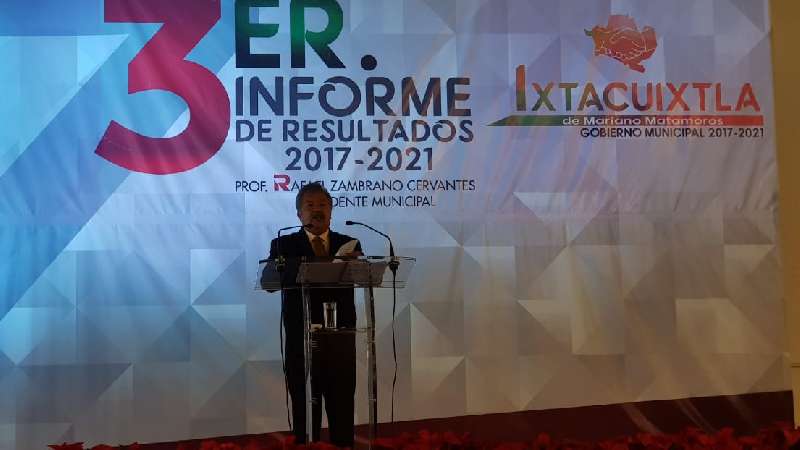 Destaca Rafael Zambrano inversión en obra pública 