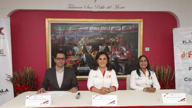 Firma DIF estatal convenio de colaboración con Icatlax