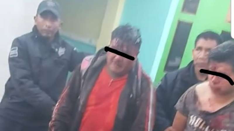 Quieren lincharlos tras sorprenderlos en domicilio de Teolocholco