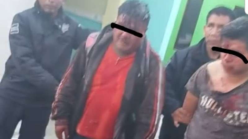 Agredieron a familia los detenidos en Teolocholco 