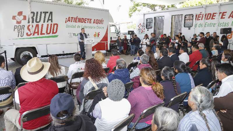 Mena inicia ruta por tu salud 2020 en San Pablo del Monte