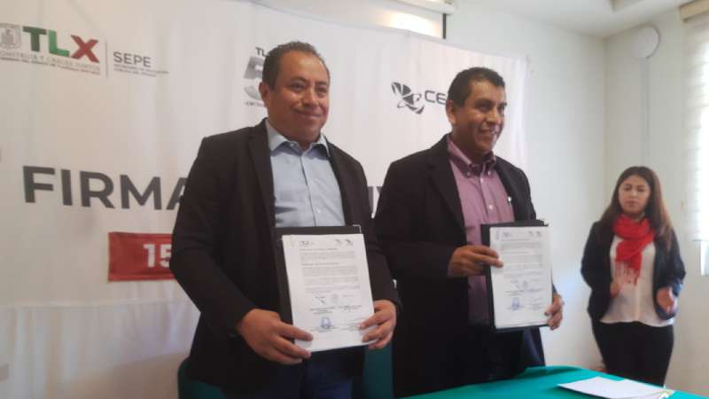 Signan CEPC y CECYTE convenio de colaboración en beneficio 