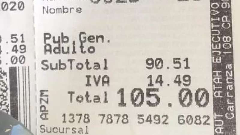 Recriminan alzas de ATAH, 105 pesos de Apizaco a Puebla