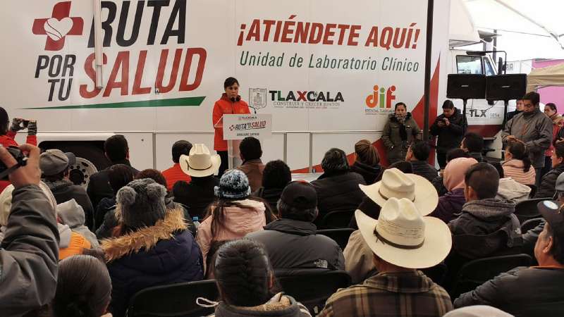 Encabeza Sandra Chávez ruta por tu salud 2020 en Emiliano Zapata