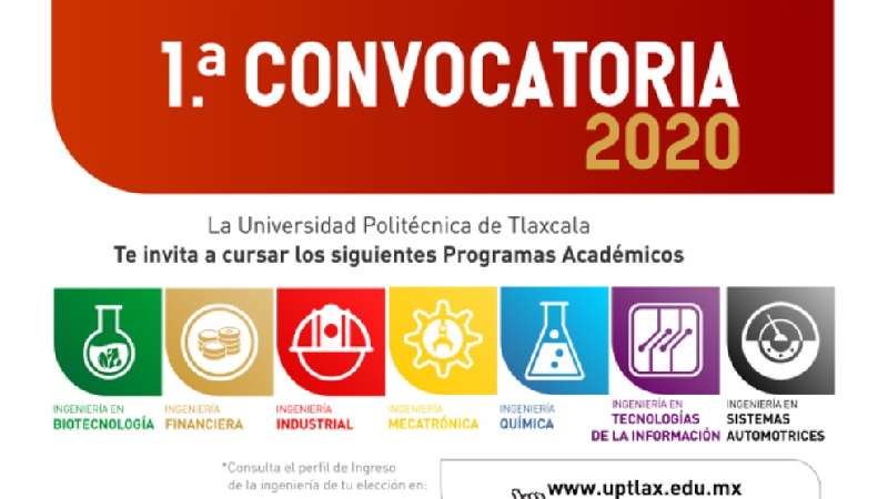 Presenta UPTX convocatoria de inscripción 2020