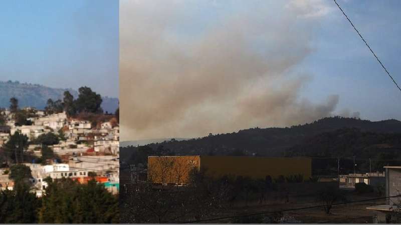 Quema de pastizales se sale de control y causa incendio entre Ixtacuix...