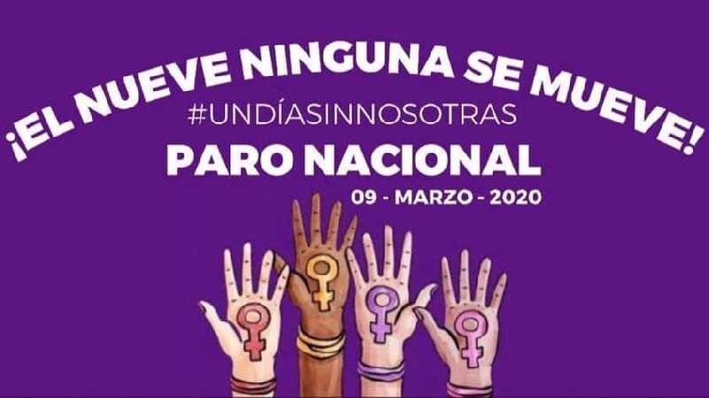 Permea en Tlaxcala paro nacional de mujeres, gobiernos ofrecen respald...