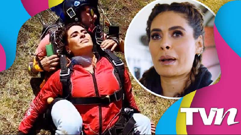 Galilea Montijo se desmaya al aventarse en paracaídas