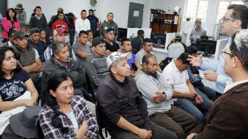 Vincula Sepuede-SNE a jornaleros tlaxcaltecas con actividades laborale...