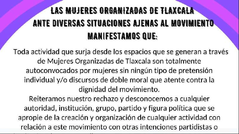 Marcha del 8 de marzo está convocada por mujeres y no por institucion...