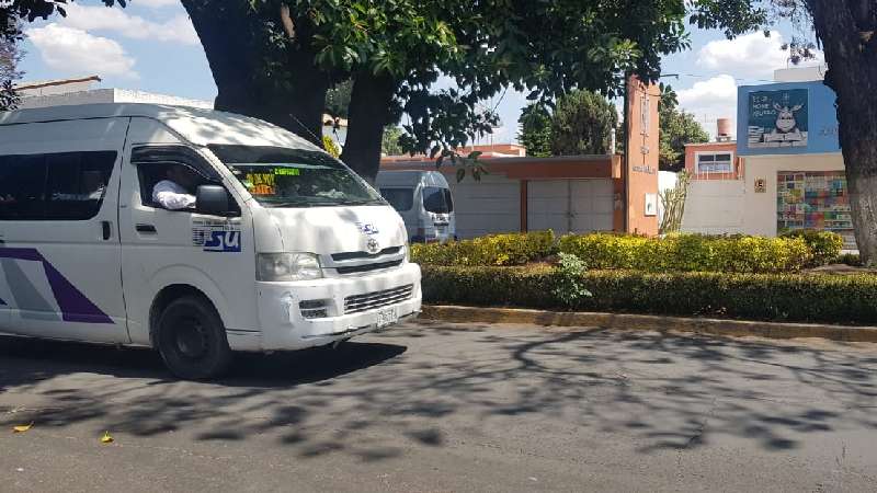 Reduce transporte público el servicio ante contingencia sanitaria