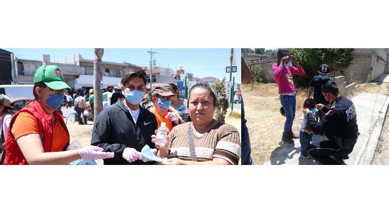 En Tlaxcala y Huamantla se ponen las pilas ante Covid-19, apoyan a pob...