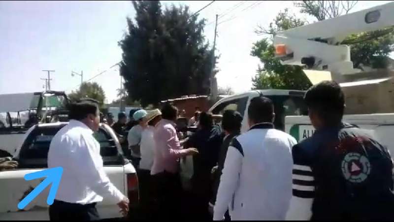 Evidencian actuar prepotente y violento de alcalde de Tlaltelulco 