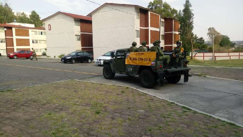 23 Zona militar realiza patrullajes y perifoneo por emergencia sanitar...