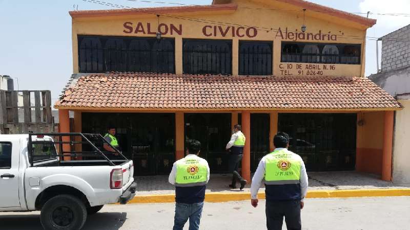 Clausura CEPC salón social en Calpulalpan por incumplir medidas sanit...