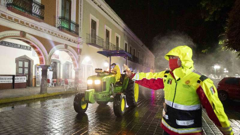 Inicia CEPC jornadas de sanitización que recorren los 60 municipios d...