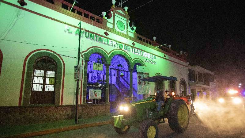 Recorren jornadas de sanitización del gobierno estatal municipios de ...