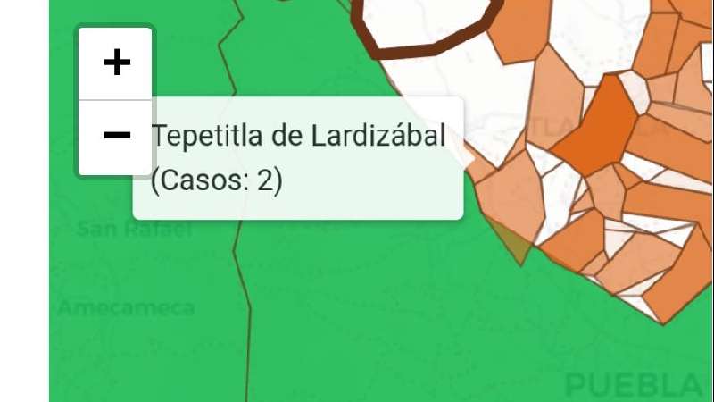 Alcanza Covid-19 a Tepetitla, Nanacamilpa y Zacualpan, 41 municipios y...