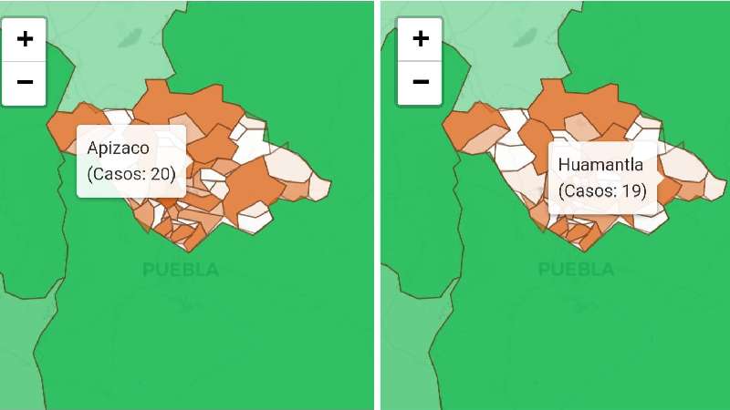 Apizaco ya supera a Huamantla en casos de Covid-19 