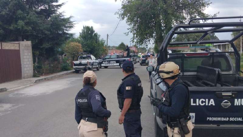 Balacera contra policías desata intenso operativo en Tezoquipan