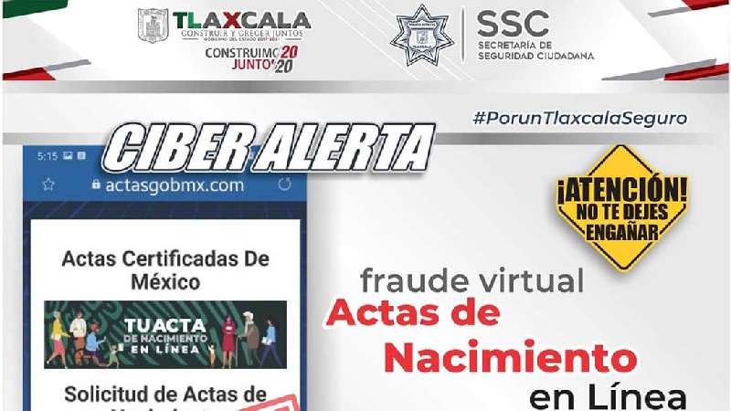 Te roban datos y dinero, el fraude de la supuesta expedición de actas...