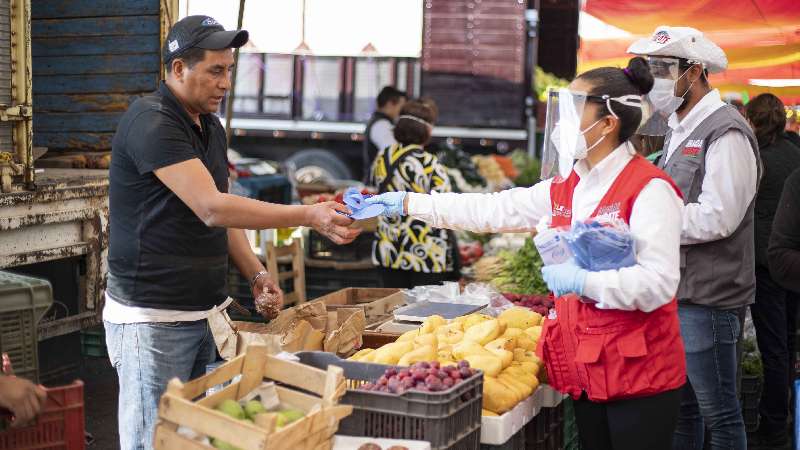 Mantiene gobierno del estado acciones preventivas en tianguis de Chiau...