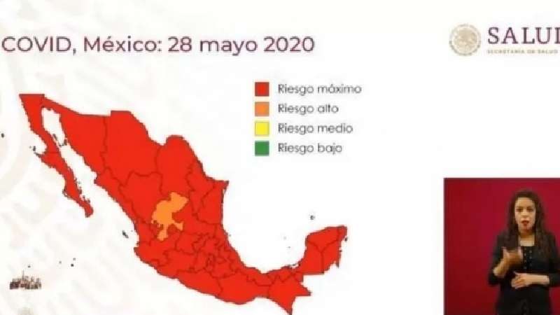 Tlaxcala se ubica en riesgo máximo por contagios de Covid-19, de acue...