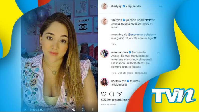 Primeras palabras de Sherlyn, tras convertirse en mamá