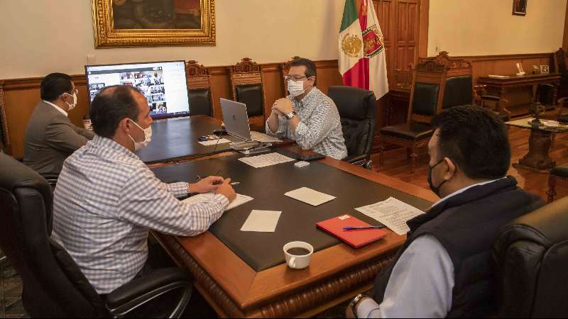 Marco Mena revisa con Olga Sánchez Cordero y Conago alcances del sem...