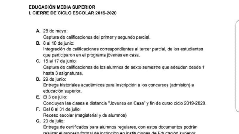 Que no se te pasen las fechas y procedimientos para iniciar el nuevo c...