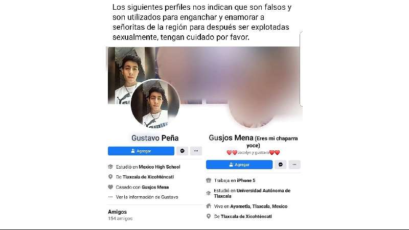 Alertan en Mazatecochco por perfiles falsos en redes que buscan enganc...