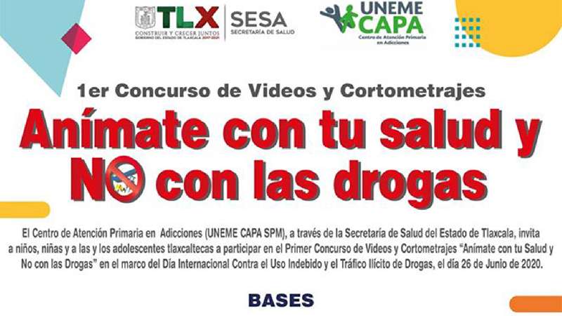 Realizará SESA primer concurso de videos para prevenir consumo de dro...